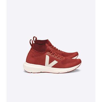 Veja V-KNIT RICK OWENS MID Cipő Férfi Piros | HU 289PJJ